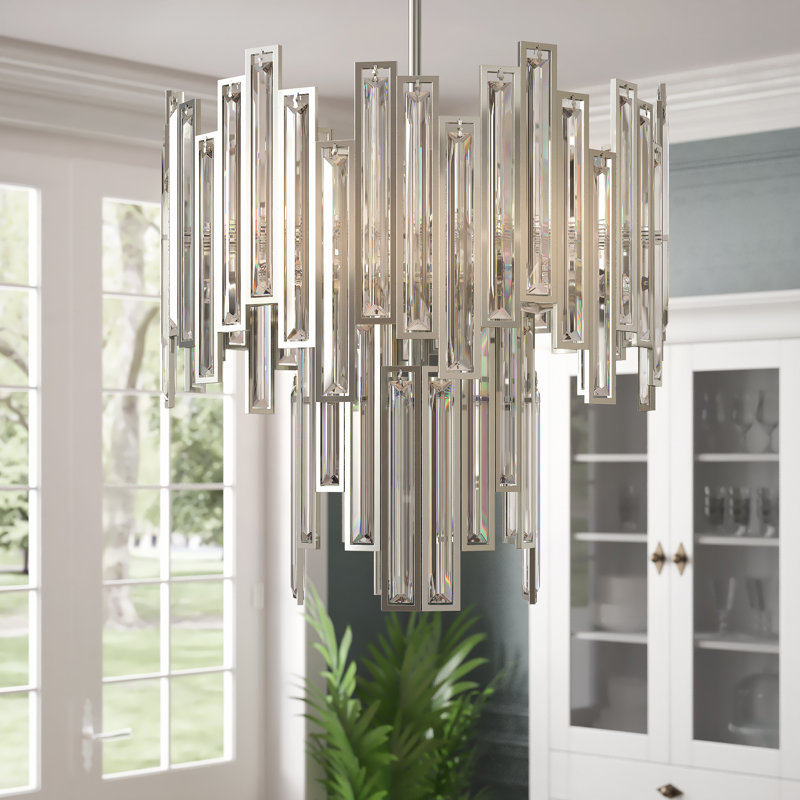 Leonia 7 Light Crystal Chandelier Leonia 7 Light Crystal Chandelier